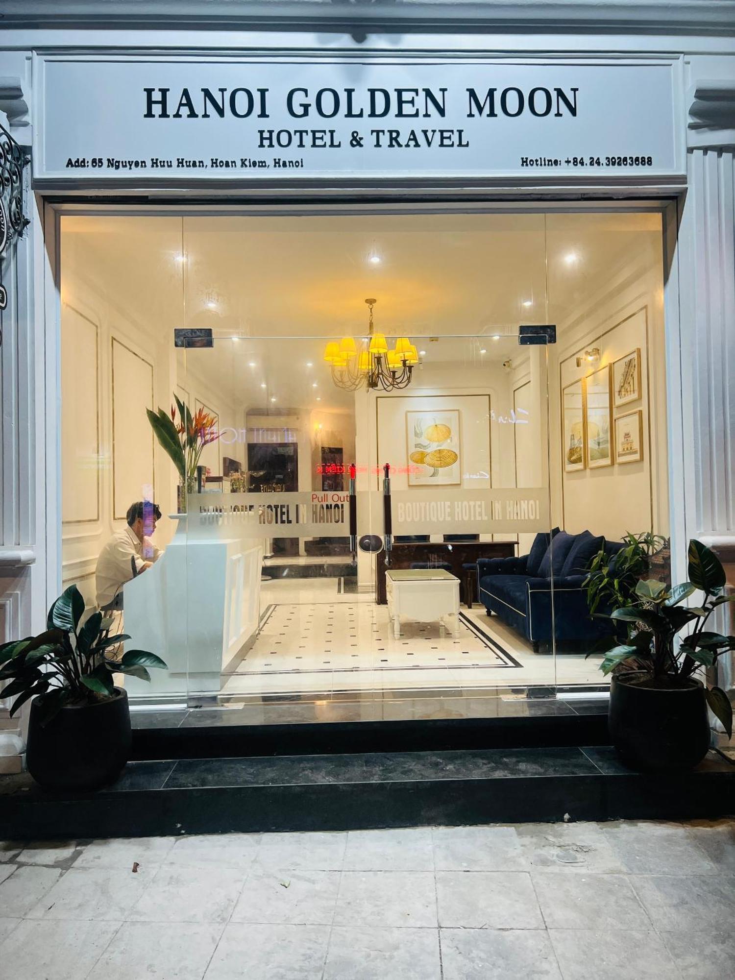 Hanoi Golden Moon Hotel & Travel Экстерьер фото